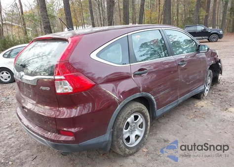 2015 Honda Cr-V Lx z USA, uszkodzony, nr VIN 5J6RM4H30FL059830